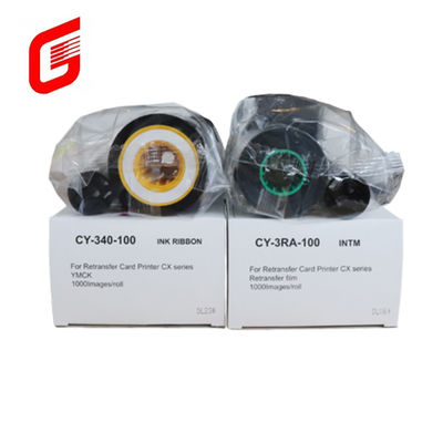 Cinturón de película CY-3RA-100 y CY-340-100 de larga duración para impresora de tarjetas de identificación CX7000