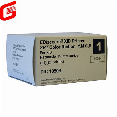 Película de retransferencia DIC10539 para la impresora Matica XID8100 YMCK cinta a color 1000 impresiones