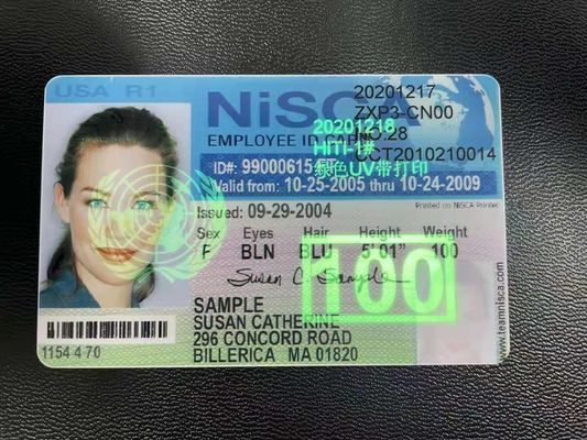 Cintas UV compatibles para Hiti/Magicard/Evolis/Datacard/Zebra Serie Impresora de tarjetas de identificación de PVC