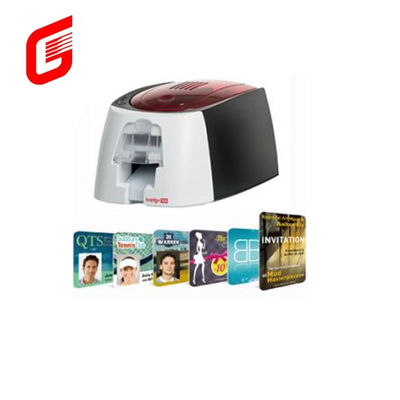 Evolis Badgy100 Impresora de tarjetas de identificación de negocios de plástico inteligente de un solo lado Conexión USB