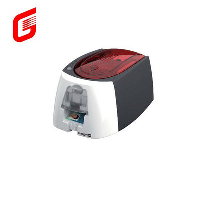 Smart Choice Evolis Badgy 200 Impresora de tarjetas de identificación de PVC de un solo lado con capacidad de 25-40 tarjetas