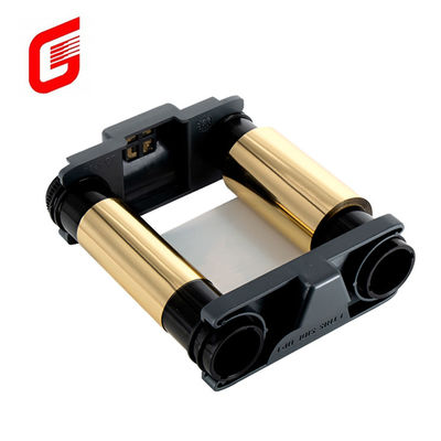 Cinturón compatible CBGR0500GL para Badgy 100 200 Impresora de tarjetas de identificación Oro metálico 500 imágenes
