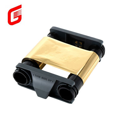 Cinturón compatible CBGR0500GL para Badgy 100 200 Impresora de tarjetas de identificación Oro metálico 500 imágenes