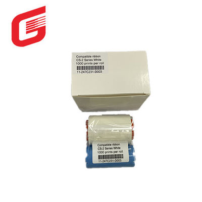 Impresora de tarjetas CS-2 HITI Serie de cinta compatible Impresora de tarjetas de visita de color blanco Consumibles Accesorios para impresoras de tarjetas