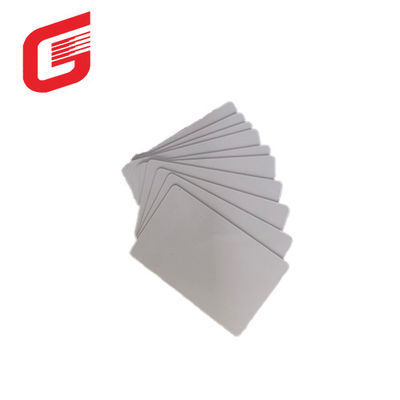 venta personalizada CR80 plástico blanco teslin ic chip tarjeta de negocios tarjeta inteligente