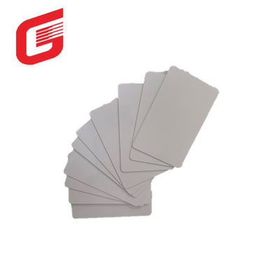 venta personalizada CR80 plástico blanco teslin ic chip tarjeta de negocios tarjeta inteligente