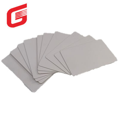 venta personalizada CR80 plástico blanco teslin ic chip tarjeta de negocios tarjeta inteligente