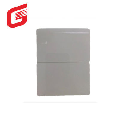 venta personalizada CR80 plástico blanco teslin ic chip tarjeta de negocios tarjeta inteligente