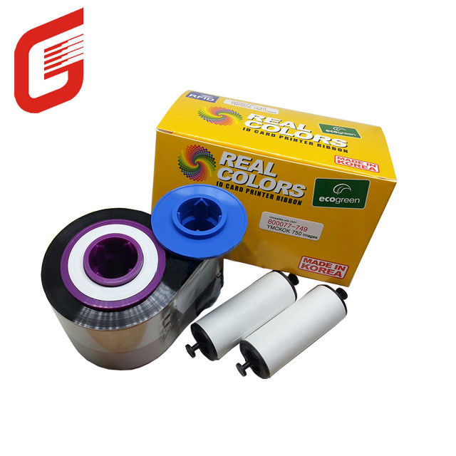 Compatible 750 Impresiones YMCKO cinta de color para Zebra ZXP Serie 7 Impresora 800077-749