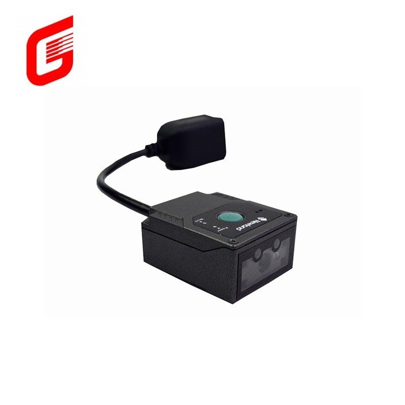 Interfaz RS232/USB Escritorio negro Escáner de código de barras QR 1D 2D fijo para escaneo preciso
