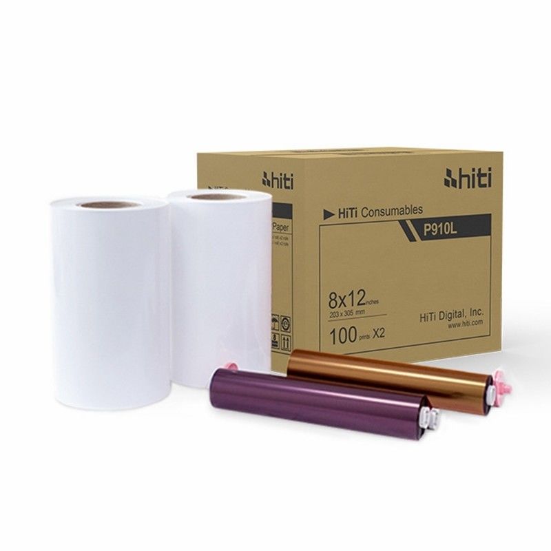 P910 Consumibles para impresoras fotográficas 8*12 Kit de papel y cinta para resultados profesionales