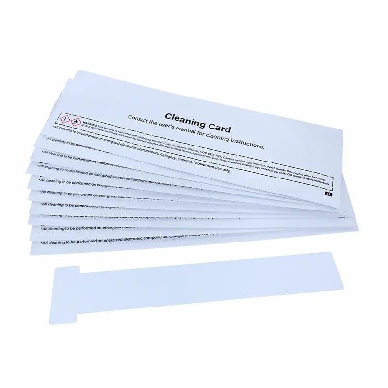 Impresora de tarjetas ACL004 Limpieza con alcohol Tarjetas T para Evolis Primacy Zenius Elypso Badgy100 Badgy200