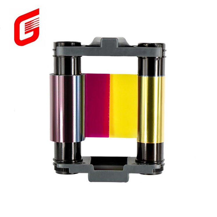 Evolis CBGR0100C Badgy100 / 200 YMCKO Cinta de color 100 Impresiones / Rollo Compatible