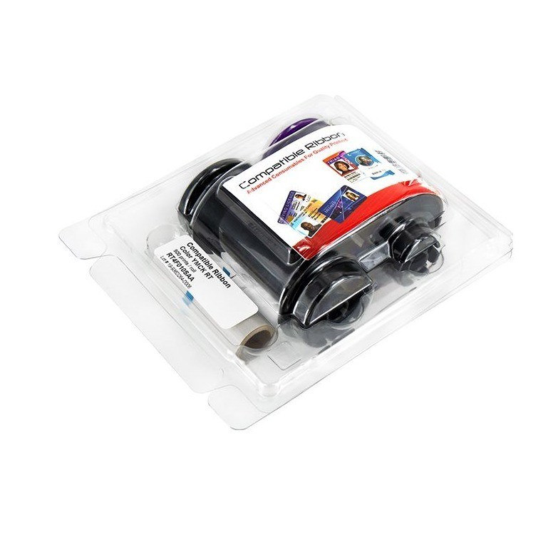 Evolis Avansia RT4F010SAA YMCK cinta de color RCL009NAA cinta de película de re-transferencia clara