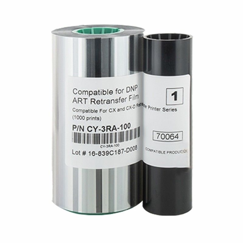 CY-3RA-100 cinta de impresora para DNP compatible CX-D80 CX210 Retransfer 1000 imágenes cada uno