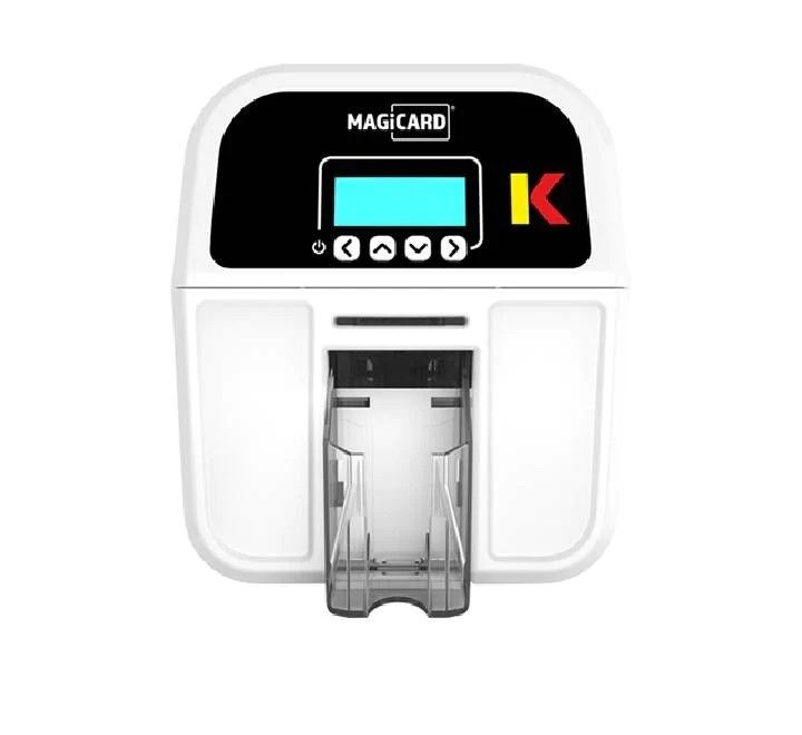 Impresora de tarjetas de identificación de PVC de sublimación de colorantes de color Magicard K 300dpi para el éxito de su negocio