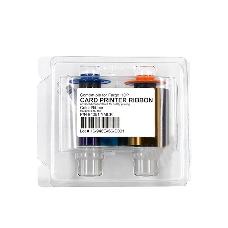 1 velocidad de impresión en color HDP5000 YMCK cinta de color 84051 para Fargo HDP5000 impresora de tarjetas de identificación