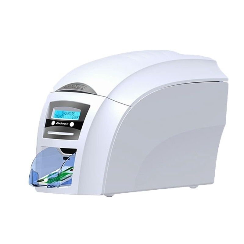 Impresora de tarjetas de identificación de PVC térmica con una sola/doble cara Magicard Enduro 3E USB dot-matrix