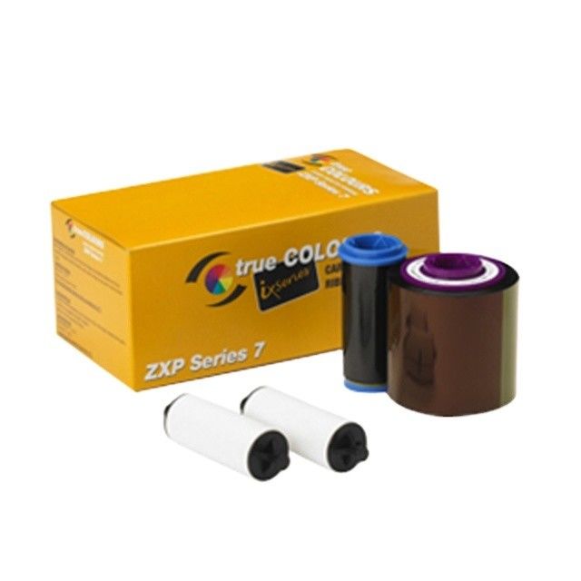 Impresiones de cinta de color 2000 compatibles con YMCKO para Zebra zxp serie 7 Impresora de tarjetas 800077-761