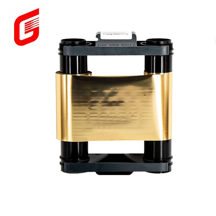 Cinturón compatible CBGR0500GL para Badgy 100 200 Impresora de tarjetas de identificación Oro metálico 500 imágenes