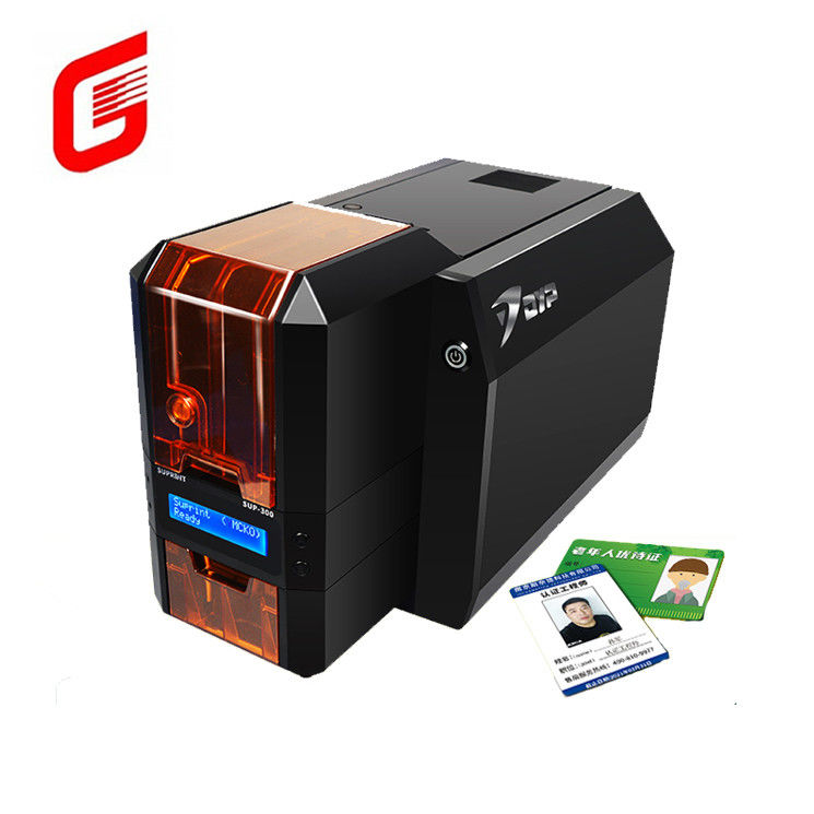 Suprint SUP-300 Impresora de tarjetas de identificación de sublimación de colorantes de un solo lado Interfaz USB y duradera