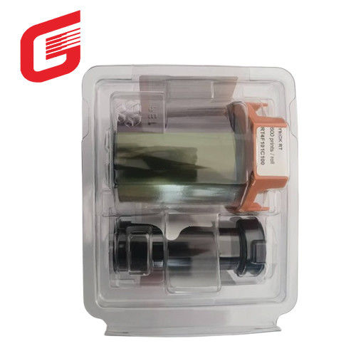 Evolis AGILIA cinta Impresora de tarjetas de plástico transparente de color azul invisible cinta térmica UV RT4F101C100